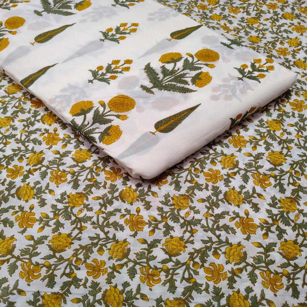 Block Print Fabric - Color: Mult Colour