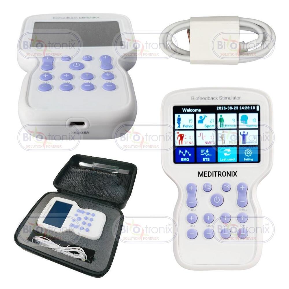 KM-580 EMG ETS NMES FES Therapy Unit for Pelvic, Sports & Neuromuscular Recovery