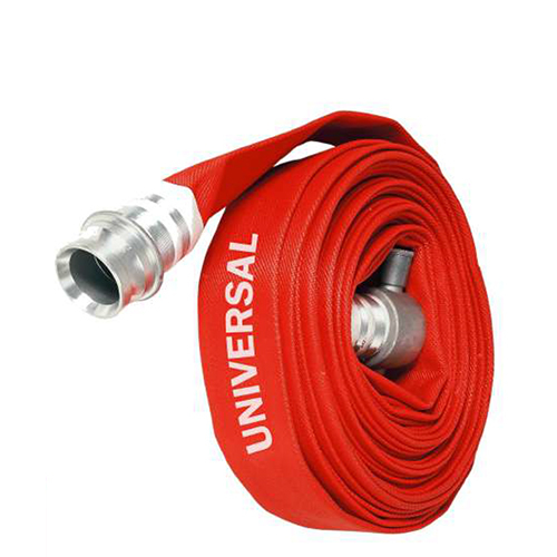 Rrl Fire Hose With Elastomeric Coating On Outer Surface - Color: Red