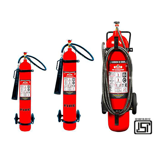 Carbon Dioxide Fire Extinguisher Wheeled Type(Trolley Mounted) - Capacity: 1-9 Kg
