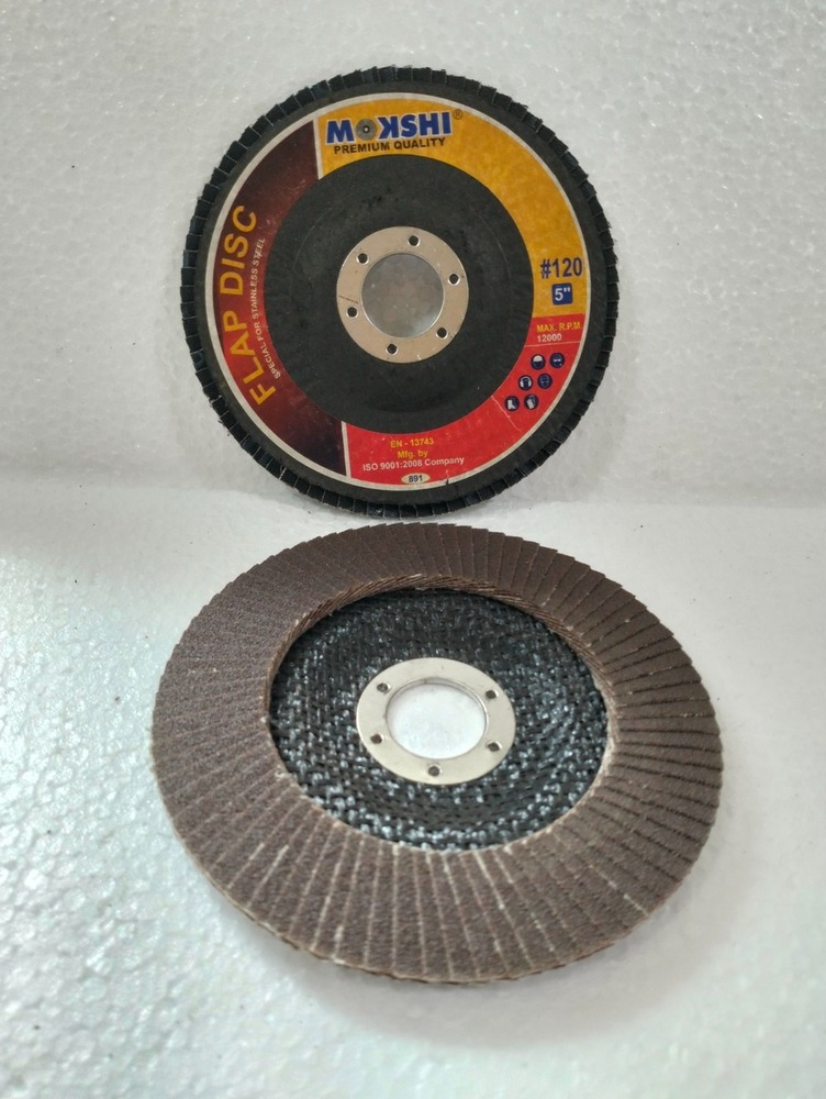 Mokshi Abrasive Fiber Flap Disc - Color: Brown