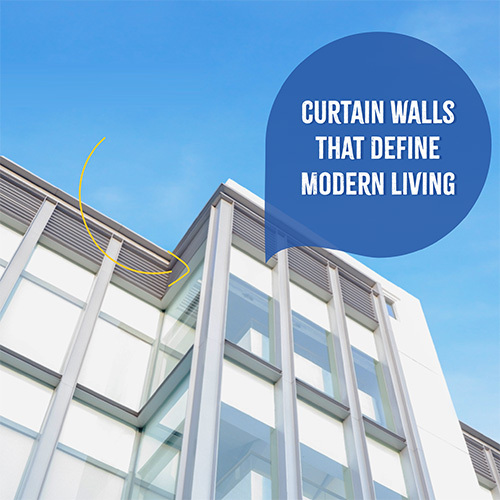 Curtain Walls - Color: White
