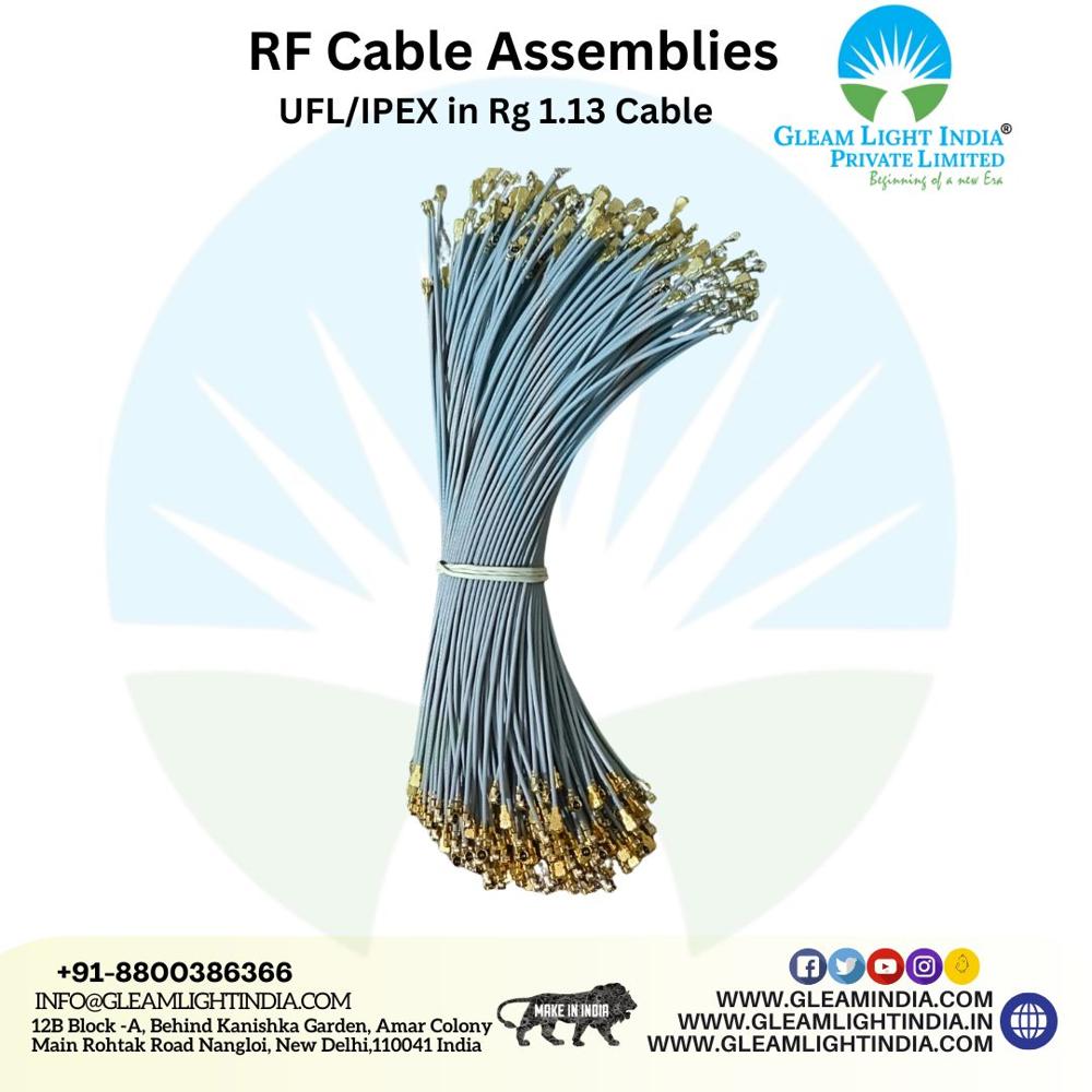 Rf Coaxial Cable Assembly - Customized Length, Ipx/ufl Connectors, High Reliability For Microwave Applications