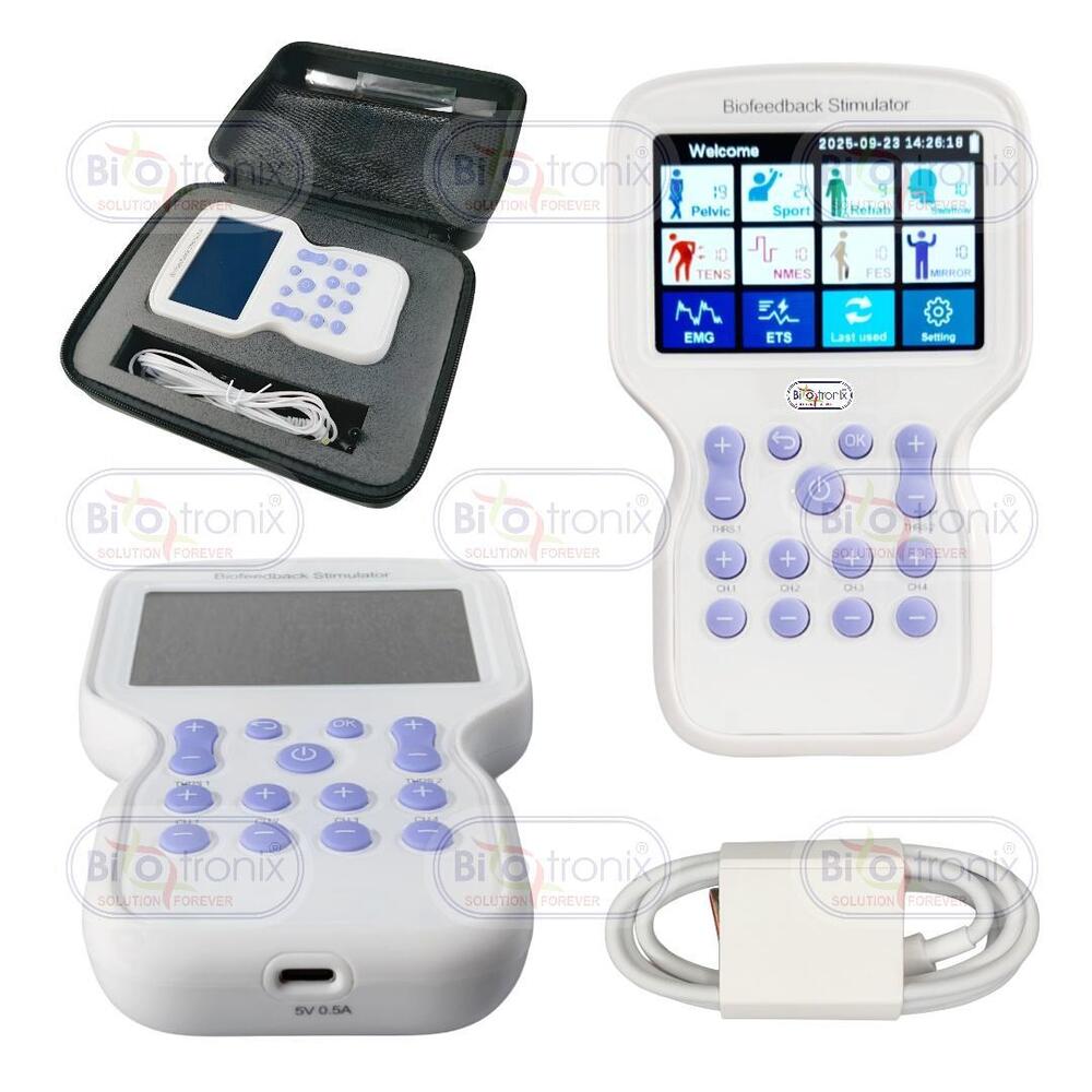 KM-580 Professional EMG Biofeedback Stimulator with PC Connectivity and Data Reports