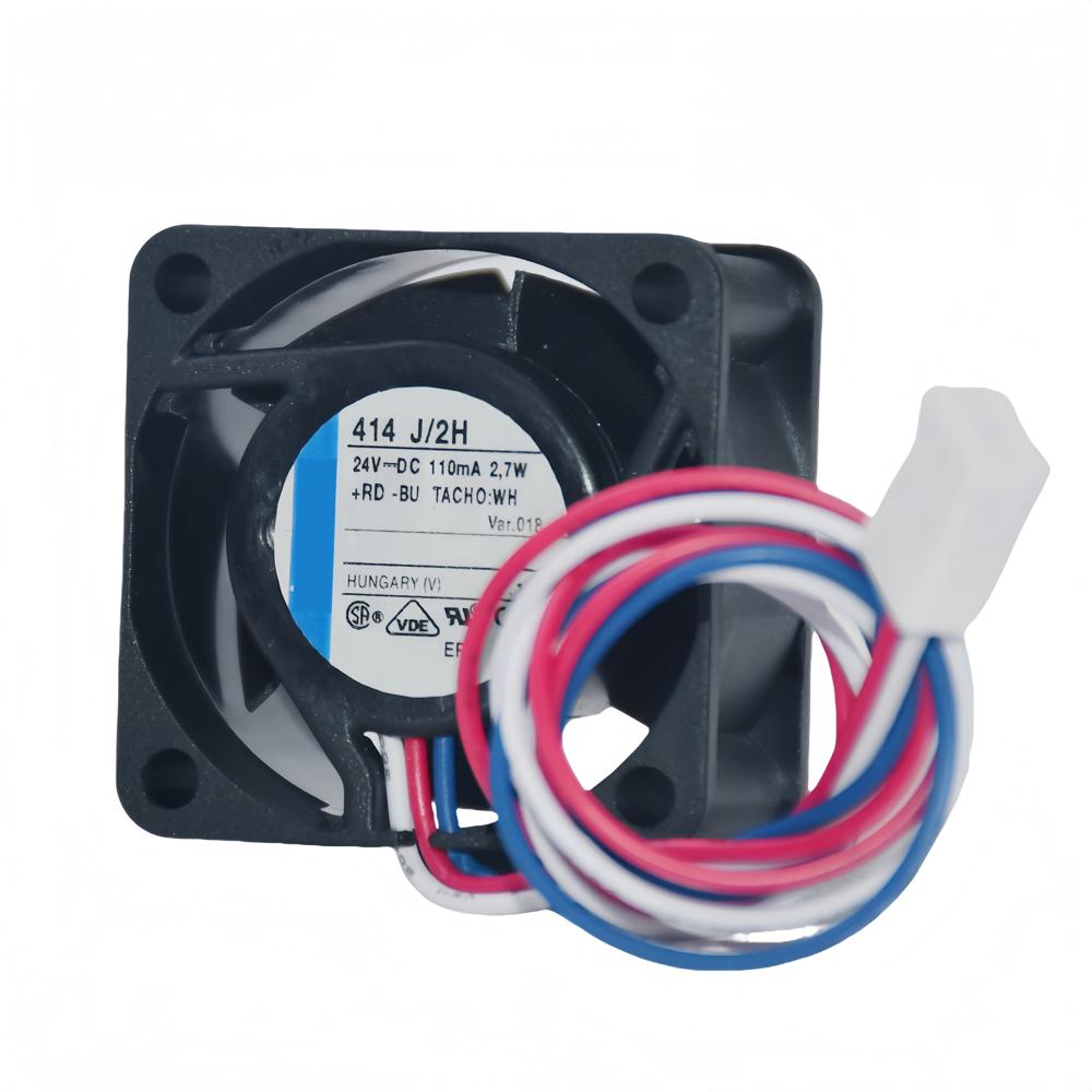 EBMPAPST 414 J/2H Inverter Fan 24V 2.7W 4CM 4025 3-Wire Electric Power Source 3000rpm Cooling Fan