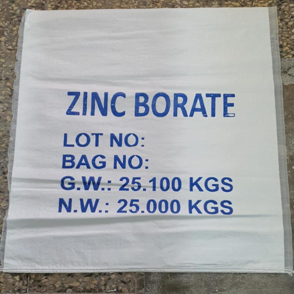 Zinc Borate - B2o6zn3 Molecular Formula, 98% Purity Powder For Rubber Industries And Conveyor Belt Applications