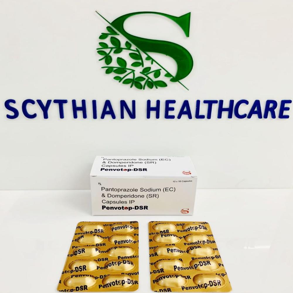 Pantoprazole(EC) 40mg &  Domperidone(SR) 30mg capsules