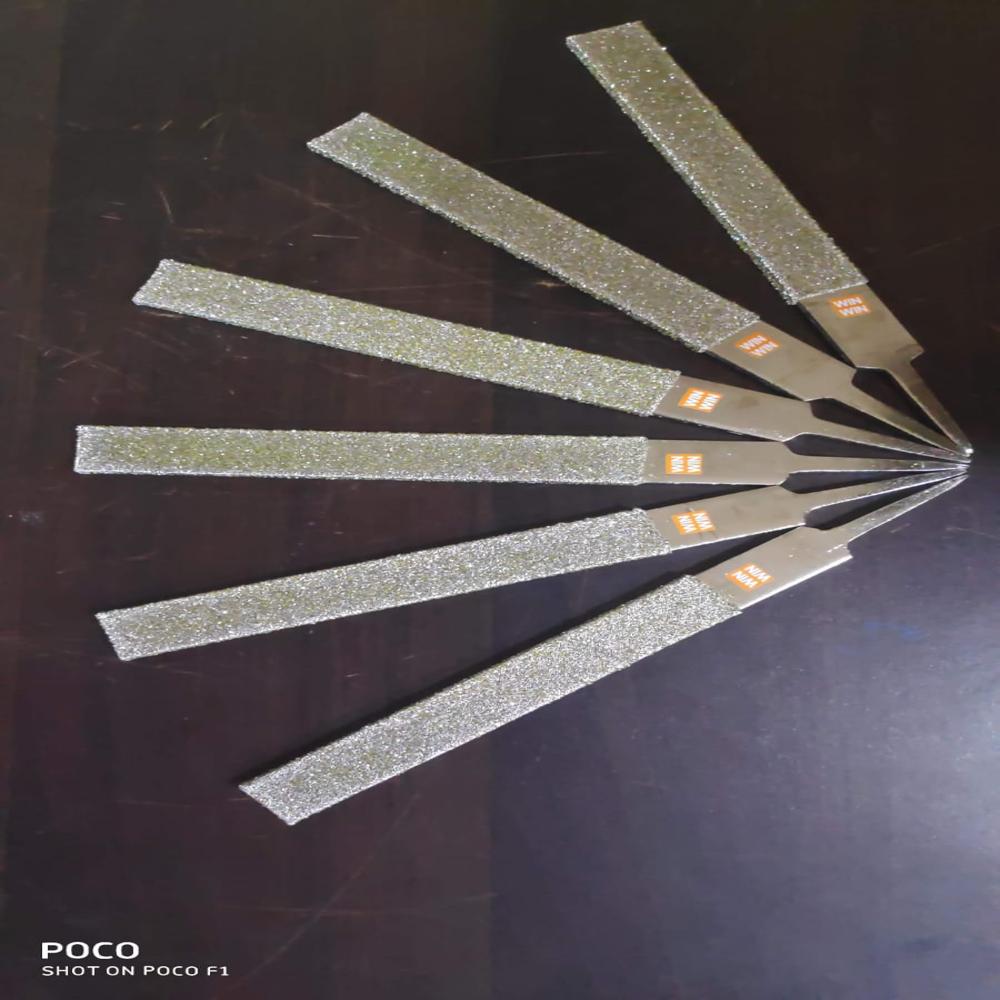 Electroplated Diamond File - Color: Silver