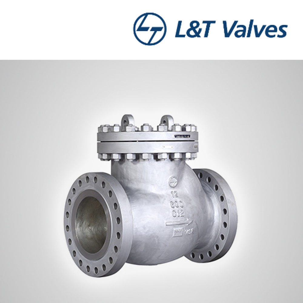 L&T Cast Steel WCB Check Valve Class 300 LN3F-8 / 733-8