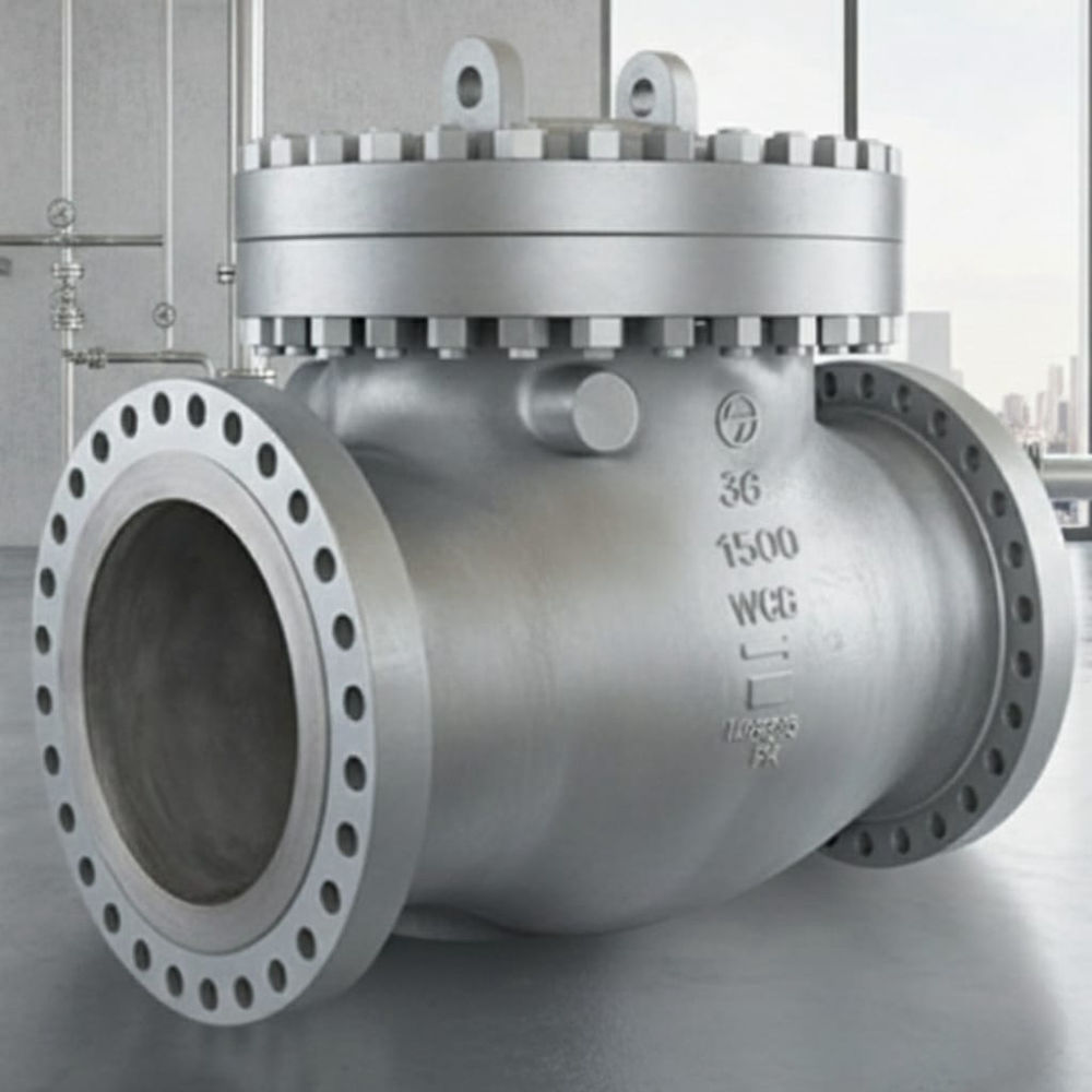 L&T Cast Steel WCB Check Valve Class 1500 Cat No. 7A3-8