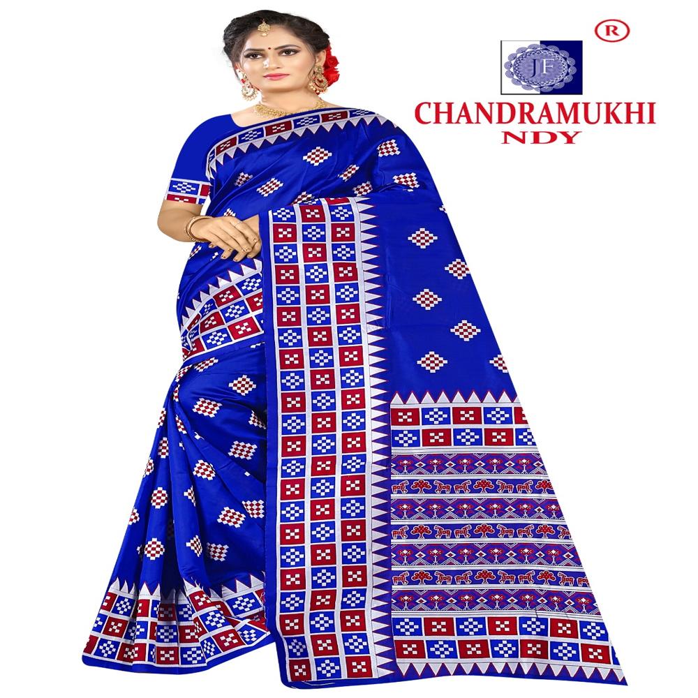 Chandra Mukhi Silk Saree - Color: 6