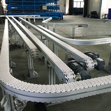 Two Row Slat Chain Conveyors - Features: Corrosion Resistance