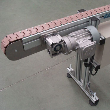 Single Row Slat Chain Conveyor - Features: Corrosion Resistance