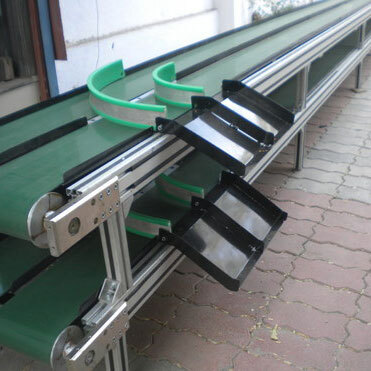Double Decker Pvc Belt Conveyor - Features: Wear Resistance