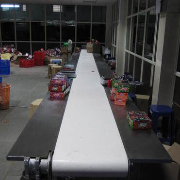 Work Table PVC Belt Conveyor