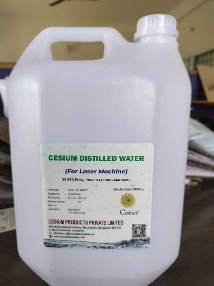 Cesium Double Distilled Water - Packaging: Plastic Bottle