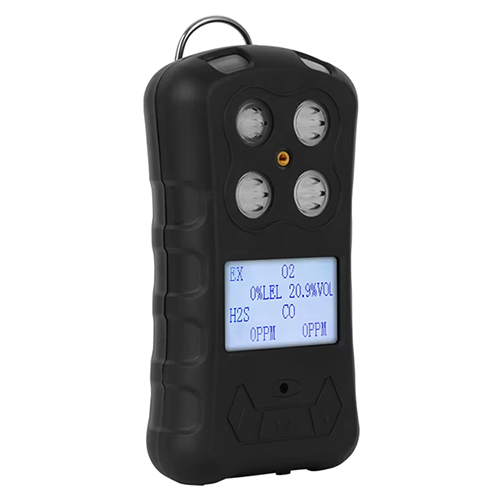 Portable Multi Gas Detector - Color: Black