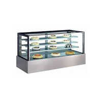 St6raight Glass Display Counter With Airflow Cooling - Design: Modern