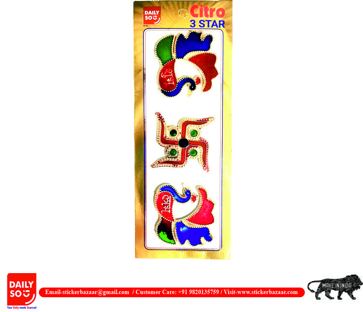 Citro meenakari stickers