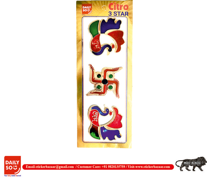 Citro meenakari stickers