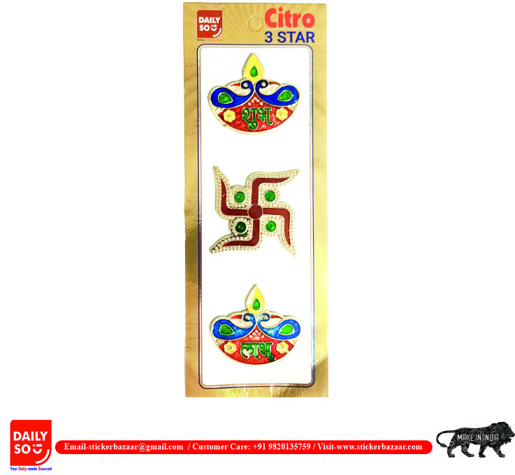 Citro meenakari stickers