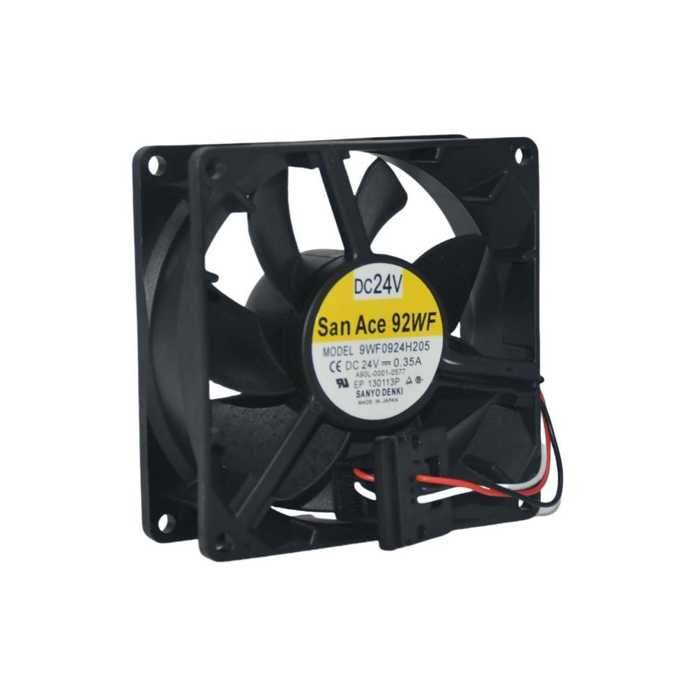SANACE 9WF0924H205 A90L-0001-0577 24V 0.35A 9CM 9238mm Ball Bearing Axial Flow Cooling Fan