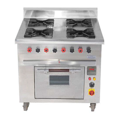 Four Burner With Oven - Color: Silver
