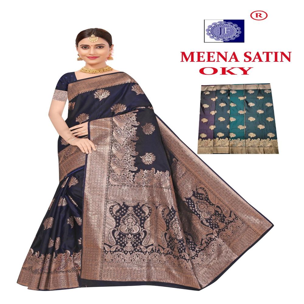 Meena Satin Saree
