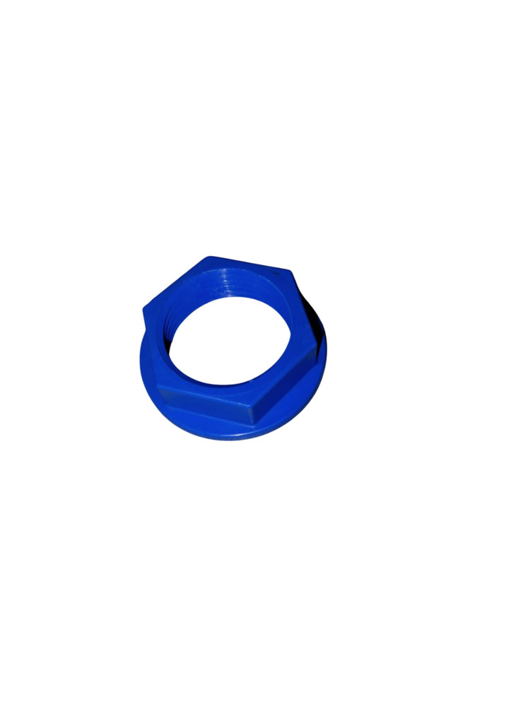 Nylon Hex Nut - Color: Blue