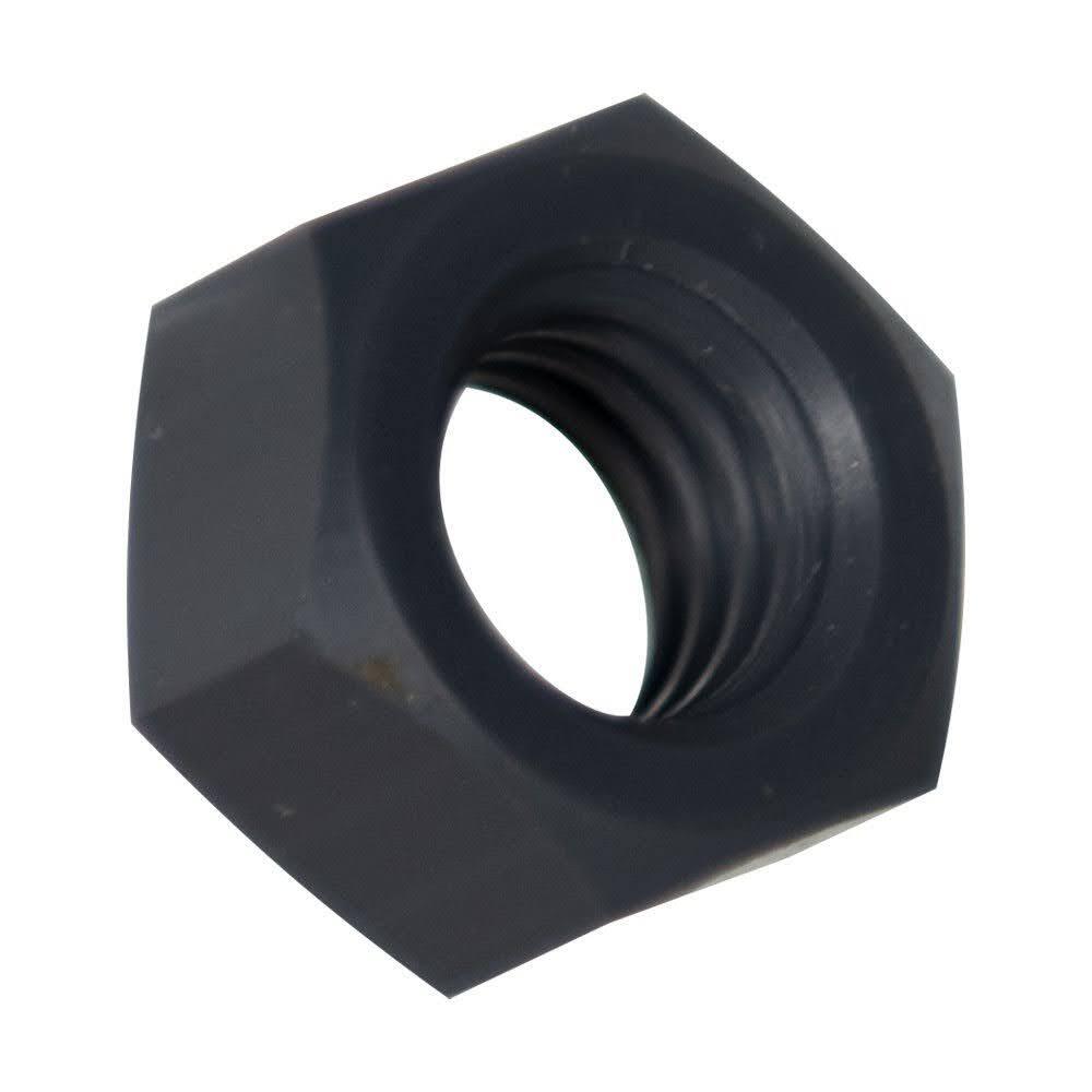 Hex Nylon Nut - Color: Black