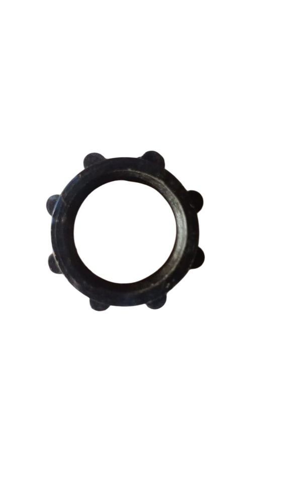 Nylon Star Hex Nut - Color: Black