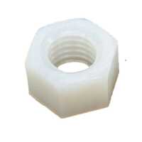 White Nylon Hex Nut - Feature: High Quality