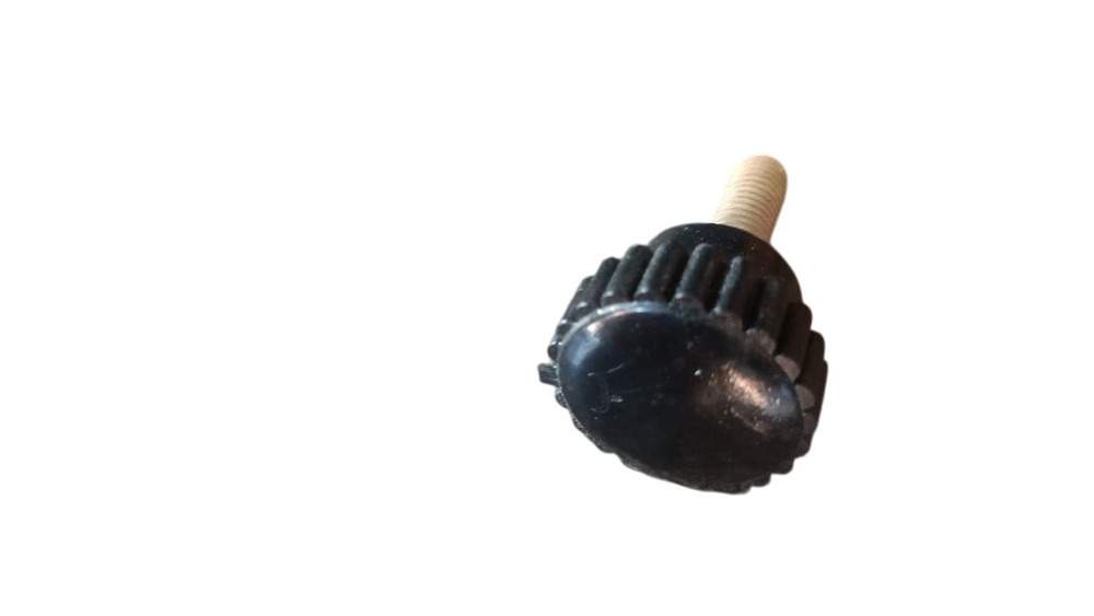 Plastic Head Nob - Color: Black