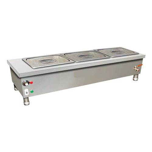 Table Top Bain Marie - Dimension (L*W*H): 34X16X12 Inch (In)