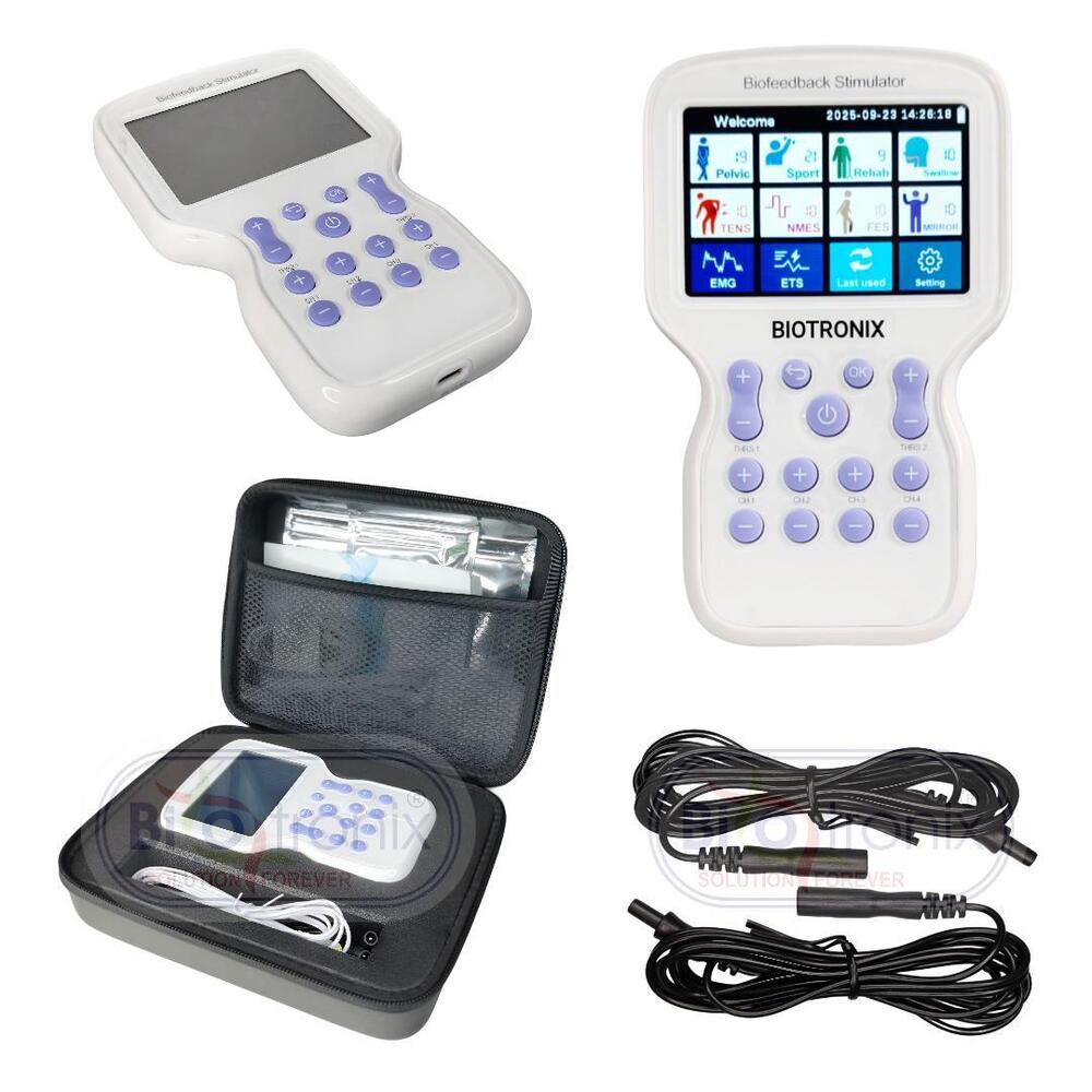 KM-580 All-in-One Physiotherapy Biofeedback Machine for EMG, ETS, NMES & FES