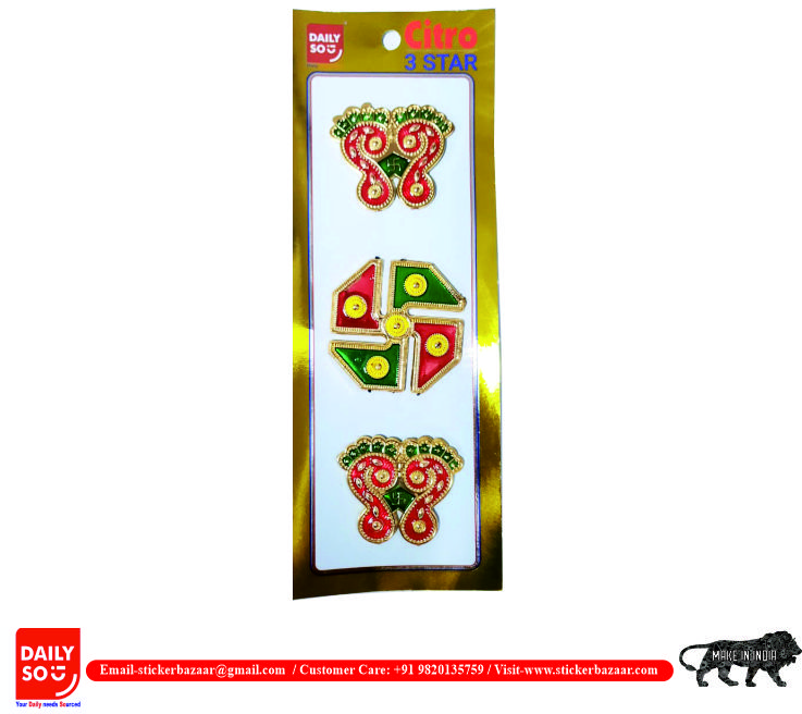 Citro meenakari stickers