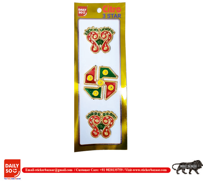 Citro meenakari stickers