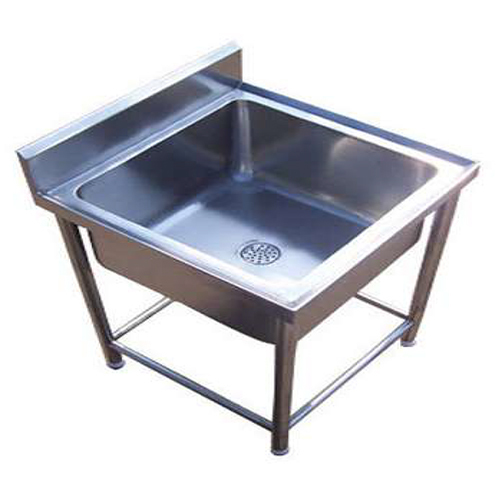 Single Sink Unit - Color: Silver