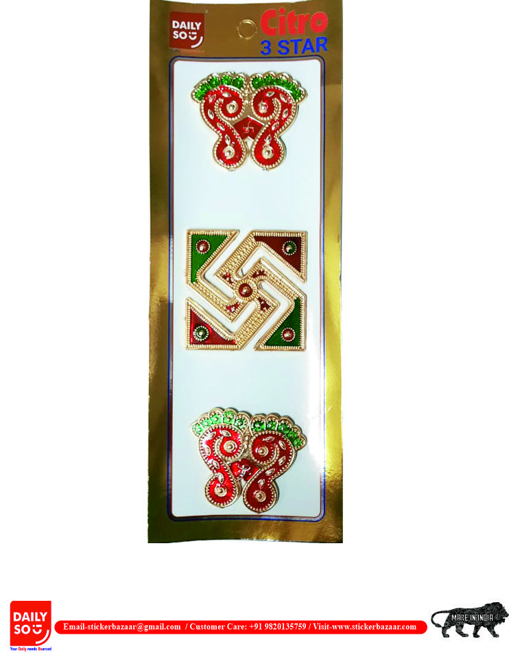 Citro meenakari stickers