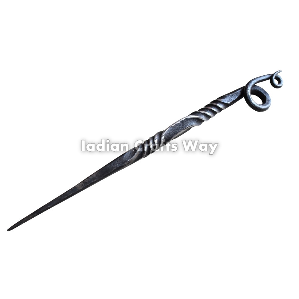 Hand Forged Medieval Iron Hair Stick