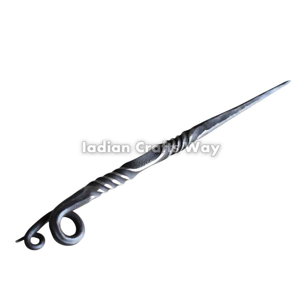 Hand Forged Medieval Iron Hair Stick