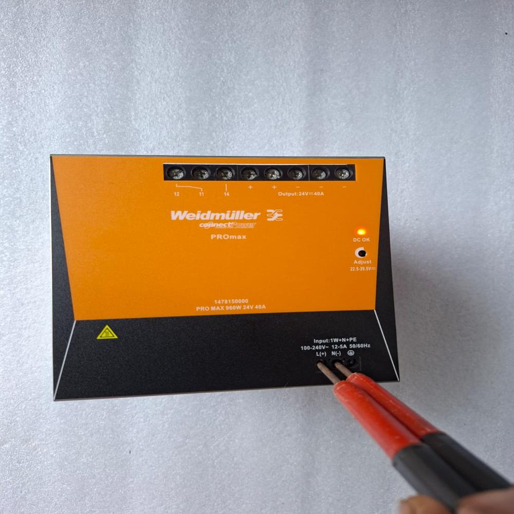Weidmuller Pro Max 960w 24v 40a Power Supply Weidmuller Pro Max 960w - Application: Industrial