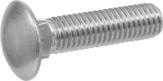 Carriage Bolts - Color: Silver