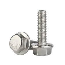 Hex Flange Bolt - Color: Silver