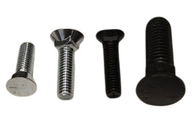 Plow Bolts - Color: Black