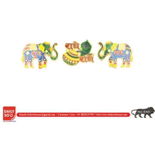 Civic meenakari stickers