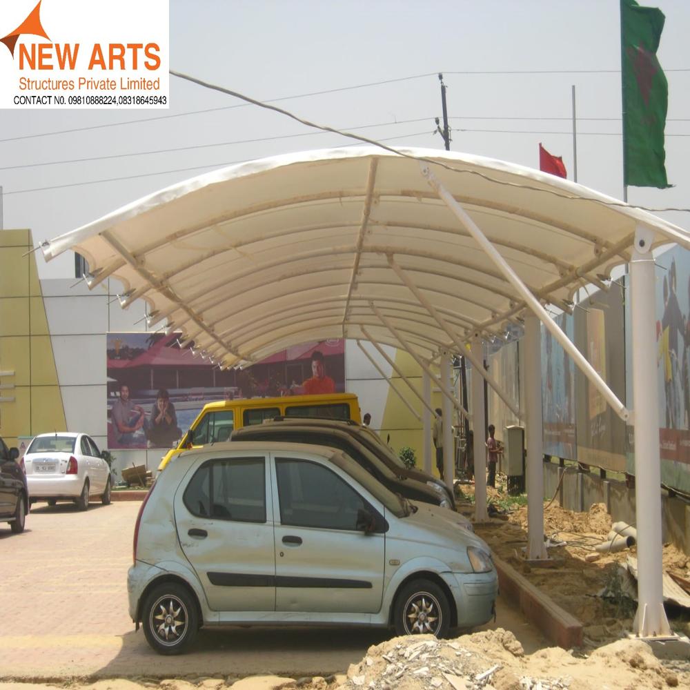 PVC Tensile Car Parking Shed