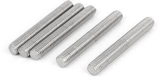 Full Threaded Stud - Color: Silver