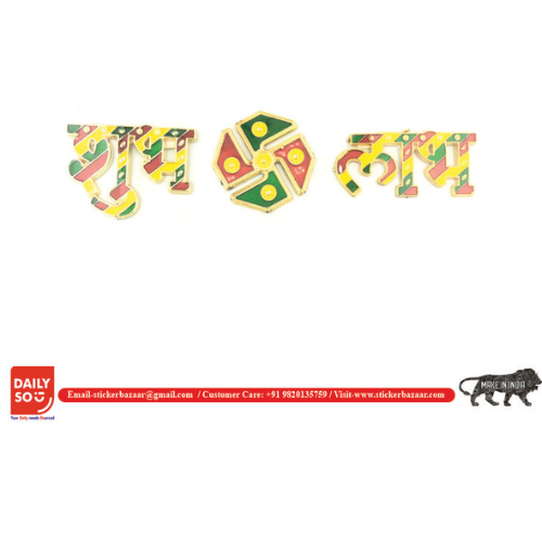 Civic meenakari stickers