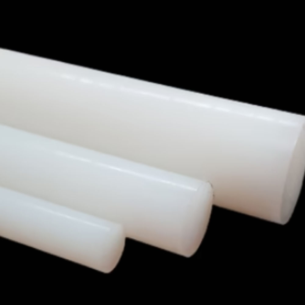 White Nylon Rods - Size: 20 Mm Diameter